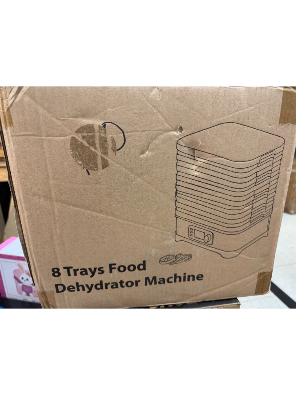 8 Trays Food Dehydrator Machine With Digital Control Panel & Stainless Steel Lid